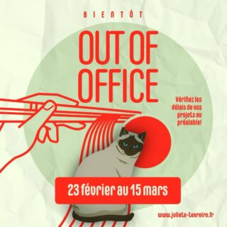 ✨ Information importante ✨

Je serai absente du 23 février au 15 mars.
Pendant cette période, je serai moins disponible, mais je ferai mon possible pour répondre aux messages essentiels.

👉 Les nouveaux projets et collaborations reprendront à mon retour.
Merci pour votre compréhension et votre confiance!

À très vite,
#GraphisteIndépendant #IdentitéVisuelle #EntrepreneursCréatifs