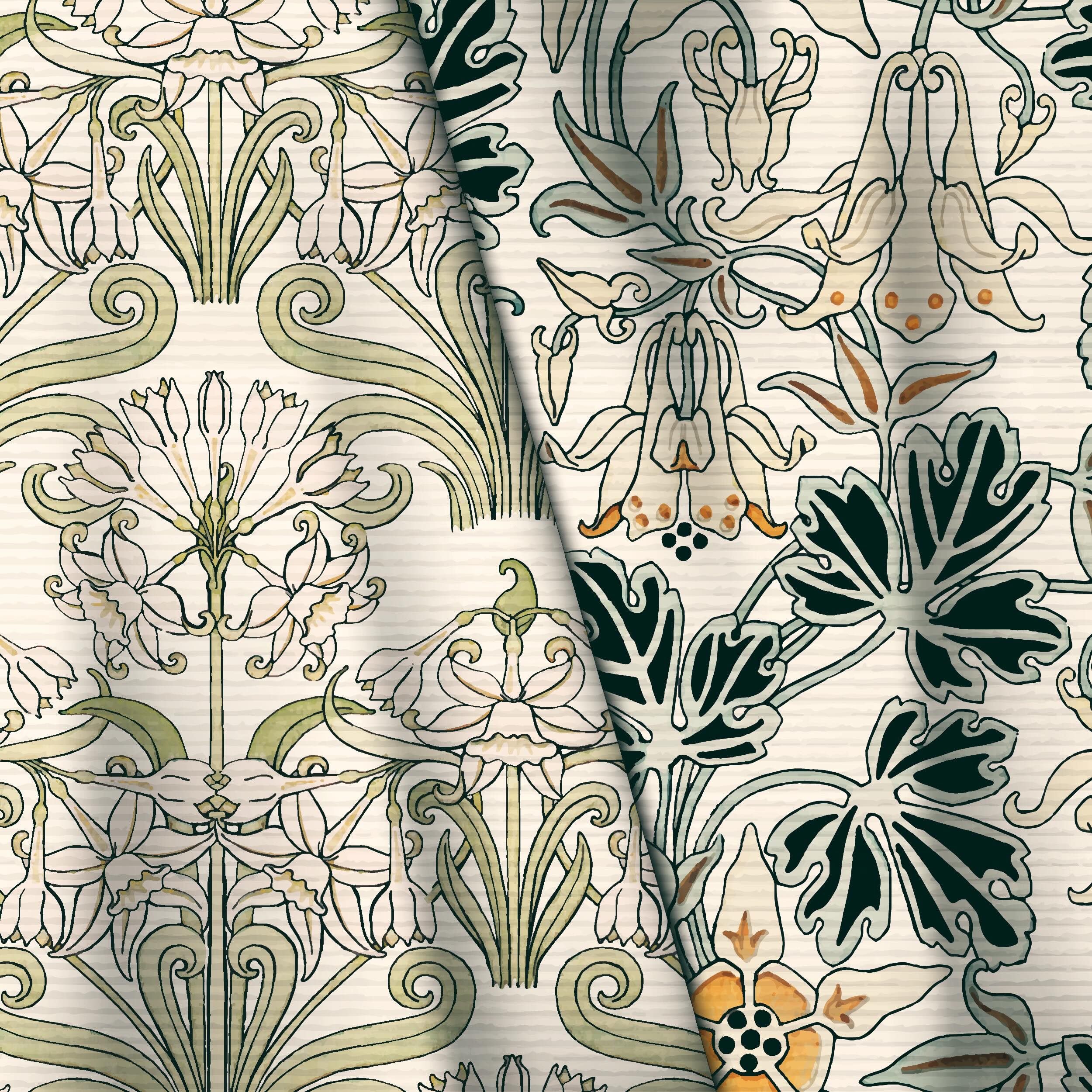 Quand l’Art nouveau inspire le textile.
Une collection de motifs imaginée pour habiller les intérieurs avec élégance, où les lignes organiques, les courbes végétales et les détails délicats se rencontrent pour créer des rideaux au caractère unique.
Un projet pensé pour l’univers de la décoration et de l’édition textile.
#ArtNouveau #TextileDesign #SurfacePatternDesign #PatternDesigner #InteriorDesign